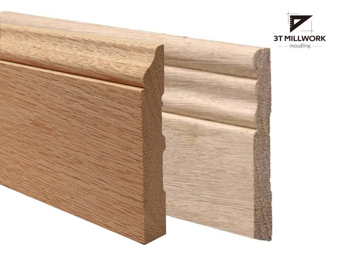 What is solid oak baseboard What is solid oak baseboard